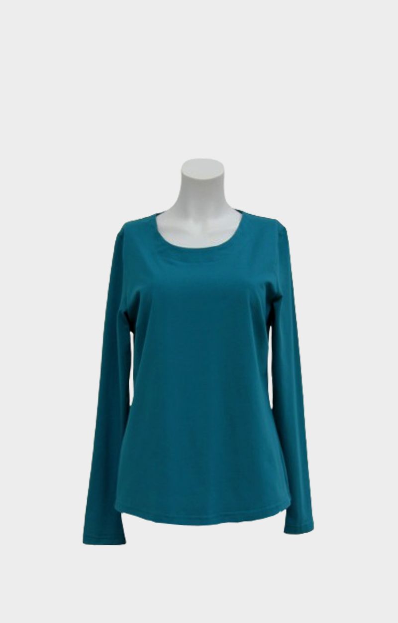 pusero-pitkähihainen-petrooli-DamaDesign-Turku