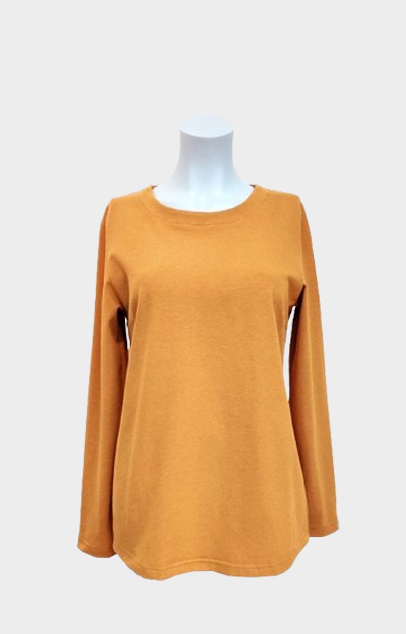 kotimainen-trikoo-pusero-lisa-okrakeltanen-pitkahihainen