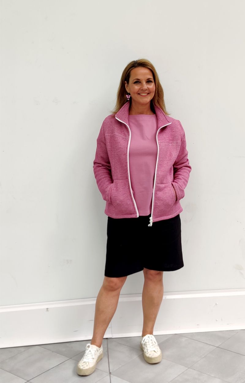 takki-puuvlllaa-college-vaaleanpunainen-vetoketjulla-damadesign