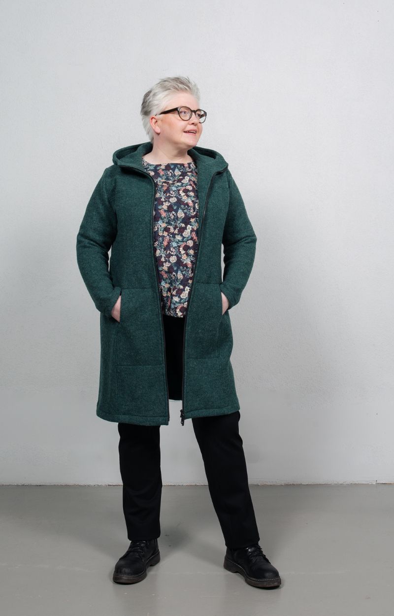 aikuisten-naisten-villakangas-takki-koot-XS-3XL-vihreä-hyvä-istuvuus-dama-design