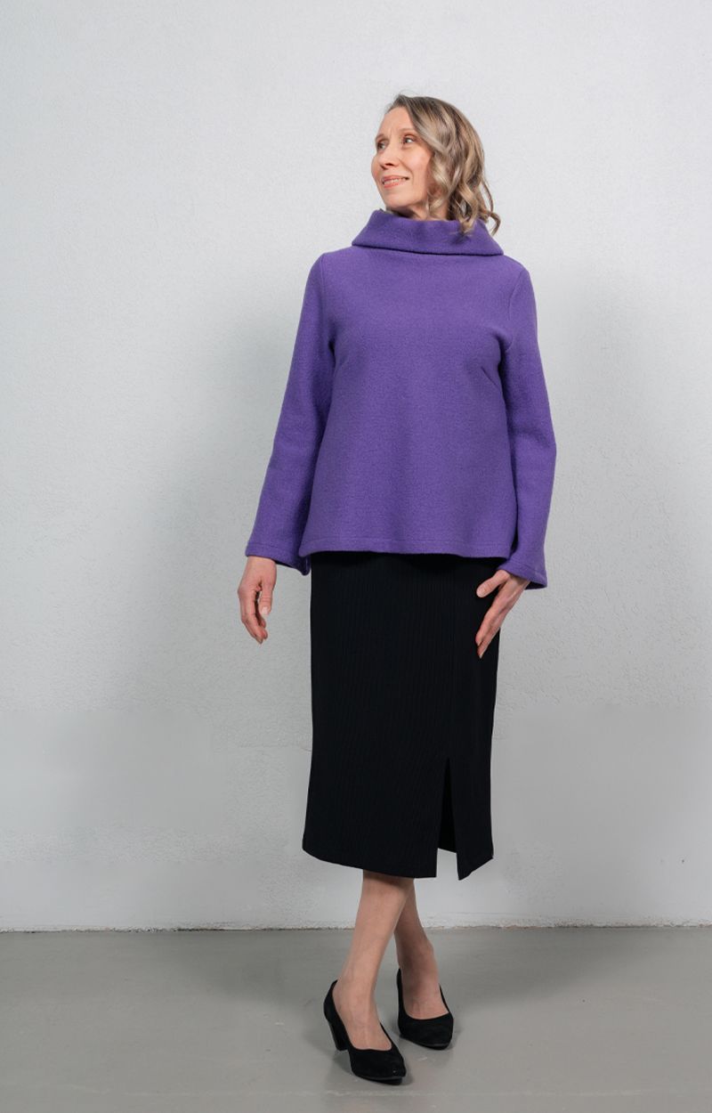 naisten-pusero-100%villaa-kotimainen-vaalea-lila-dama-design